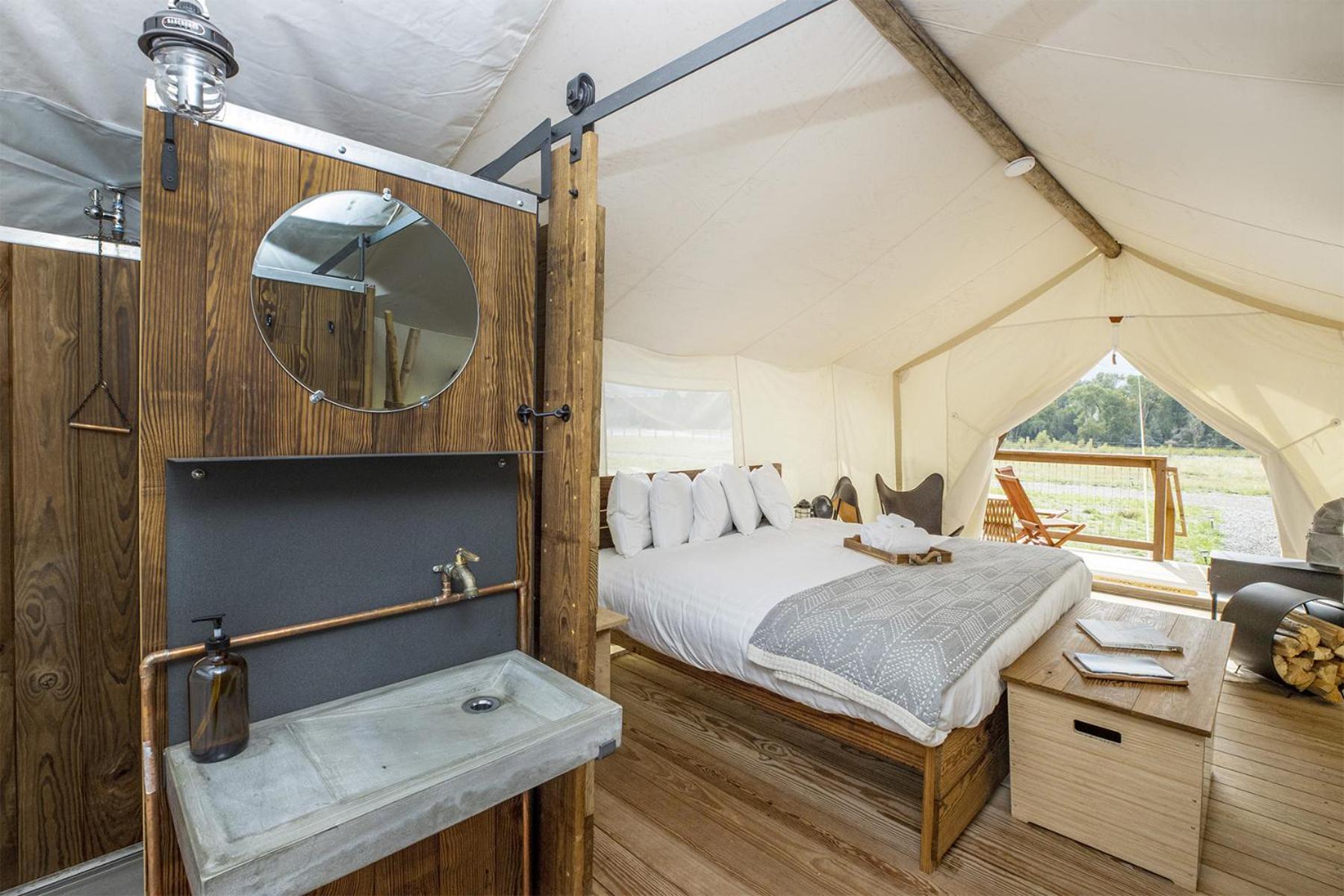 Tente de luxe Under Canvas North Yellowstone - Paradise Valley Livingston