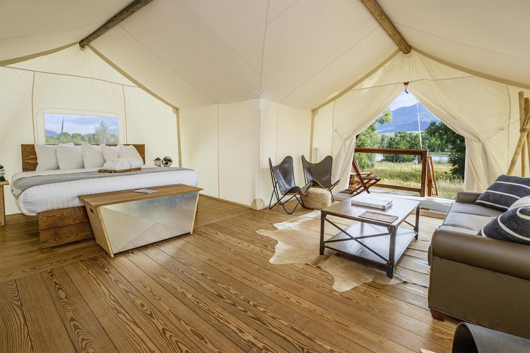 Tente de luxe Under Canvas North Yellowstone - Paradise Valley Livingston